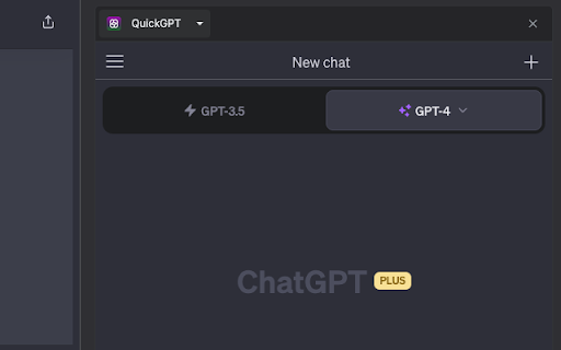 ChatGPT Side Panel Integration - 谷歌插件