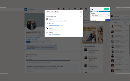 Recruiter.com.tr - 谷歌插件