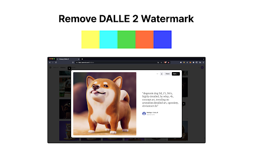 DALLE 2 图片下载器 - 谷歌插件