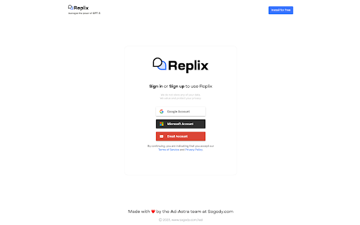 Replix AI - 谷歌插件
