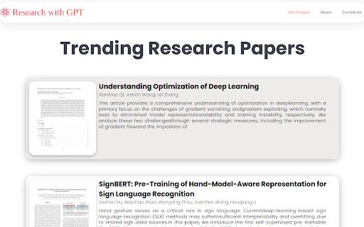 ResearchLink - 谷歌插件
