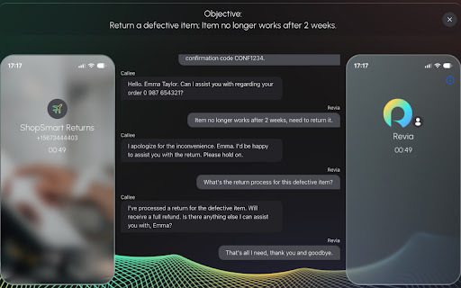 Revia AI Assistant for Call Handling - 谷歌插件