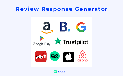 SoLike Review Response Generator - 谷歌插件
