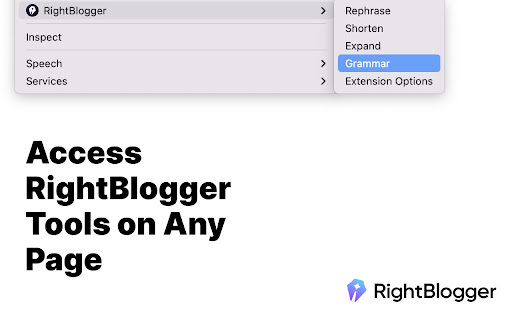 RightBlogger - 谷歌插件