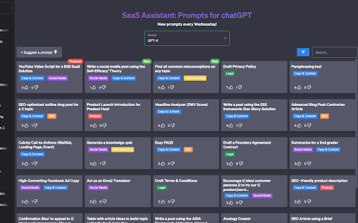 SaaS Assistant - 谷歌插件
