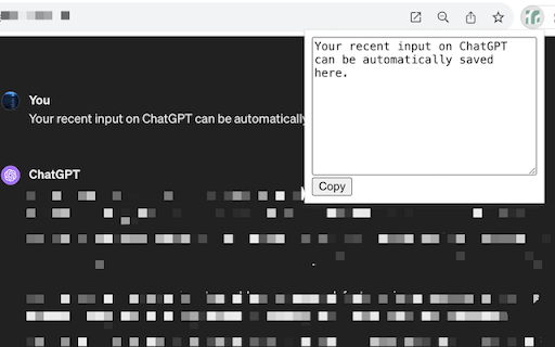 Save ChatGPT Input - 谷歌插件