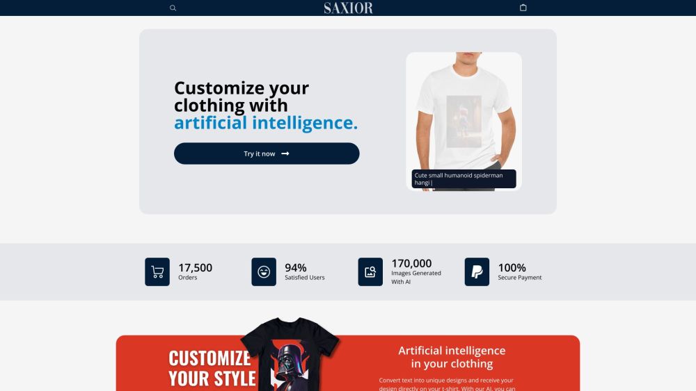 SAXIOR | 由人工智能驱动的艺术家