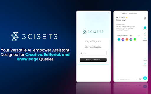Scisets AI - 谷歌插件