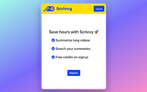 Scrivvy - 谷歌插件