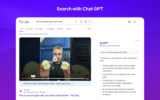 Chat GPT Chrome Extension - 谷歌插件