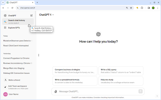 Searchable ChatGPT - 谷歌插件