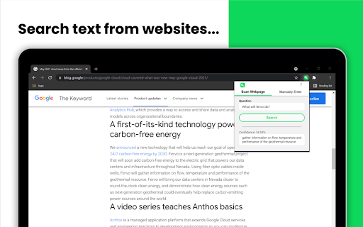 Semantic Search Extension - 谷歌插件