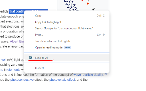 Send2AI Extension - 谷歌插件