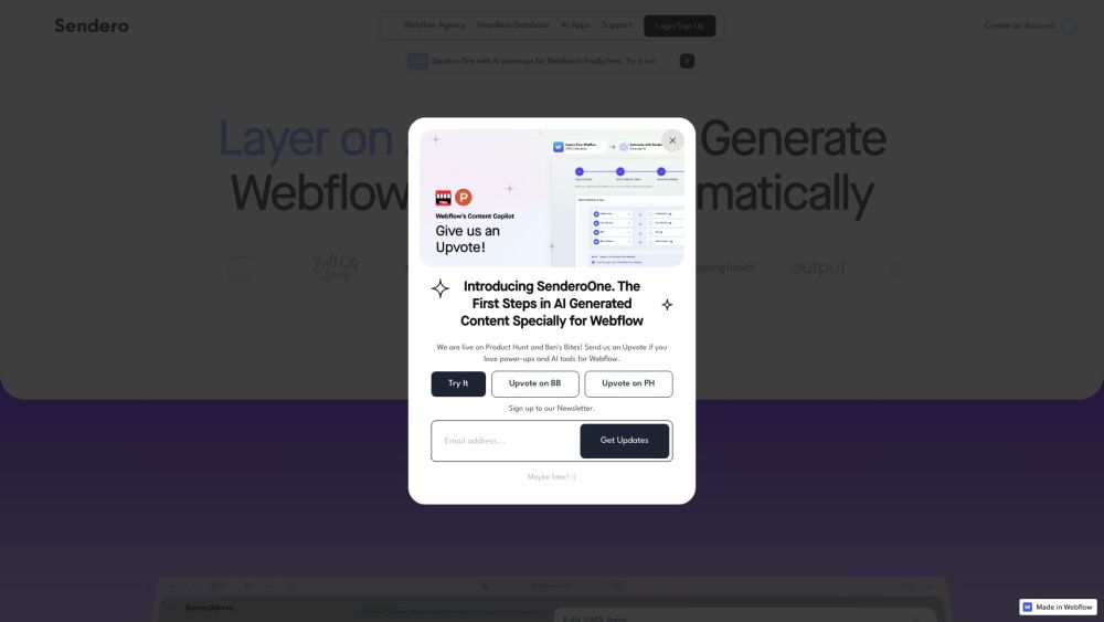 Sendero | AI Writer & 网站见解