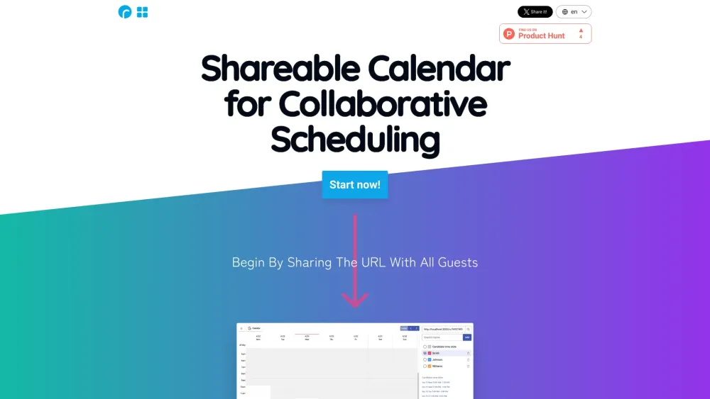 Shareable Calendar