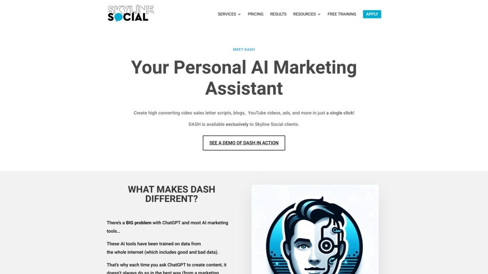 Skyline Social AI Marketing Assistant