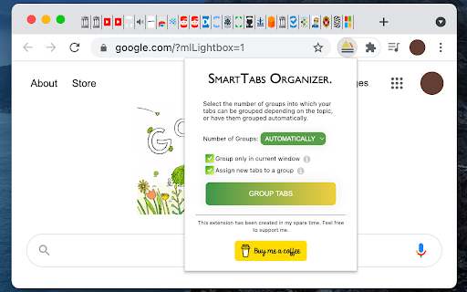 Tab Grouping Extension - 谷歌插件