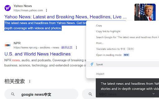 Azure Speech Text-to-Speech Extension - 谷歌插件