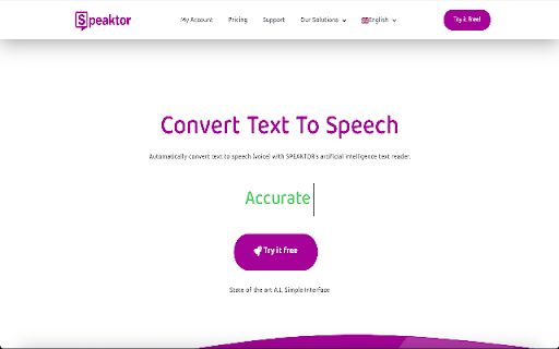 Speaktor - 谷歌插件