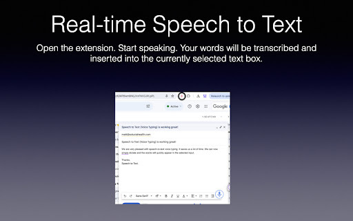 Real-Time Voice Transcription - 谷歌插件