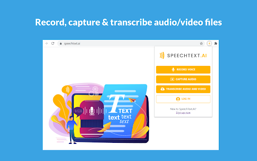 VoiceTranscribe - 谷歌插件