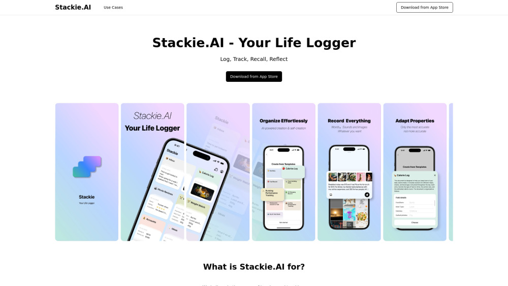 Stackie.AI (Notes, Tracker, Memo & More)
