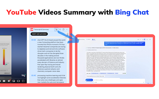 YouTube Summary with Bing Chat - All Browsers - 谷歌插件