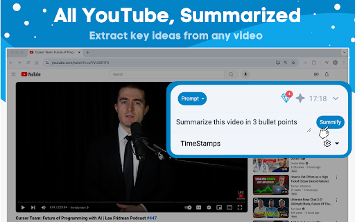YouTube Summary Tool - 谷歌插件