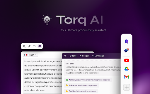 Torq AI - 谷歌插件