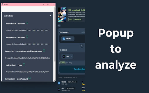 Solana Transaction Analyzer with AI - 谷歌插件