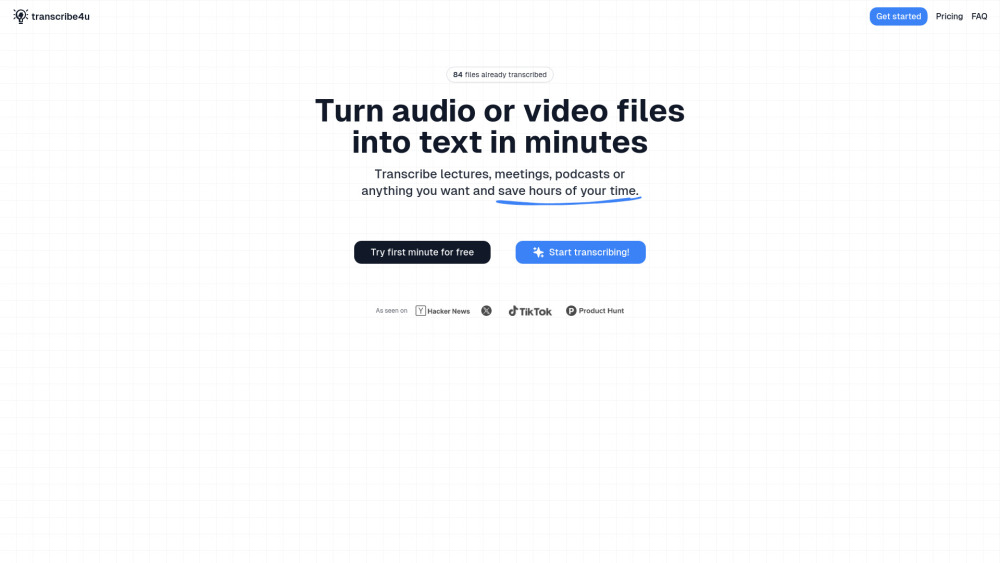 transcribe4u