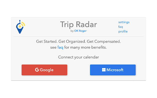 Roger’s Trip Radar - 谷歌插件