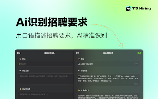 TS Hiring - 谷歌插件