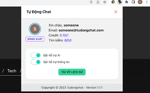 Tự động Chat Extension - 谷歌插件
