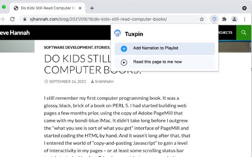 Tuxpin - 谷歌插件