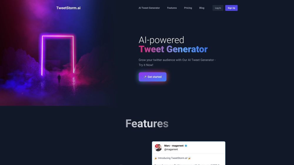 TweetStorm.ai - 基於AI的推文生成器