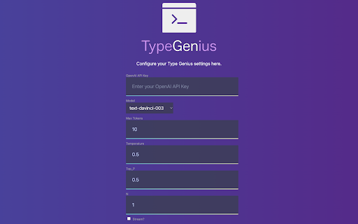 Type Genius - 谷歌插件