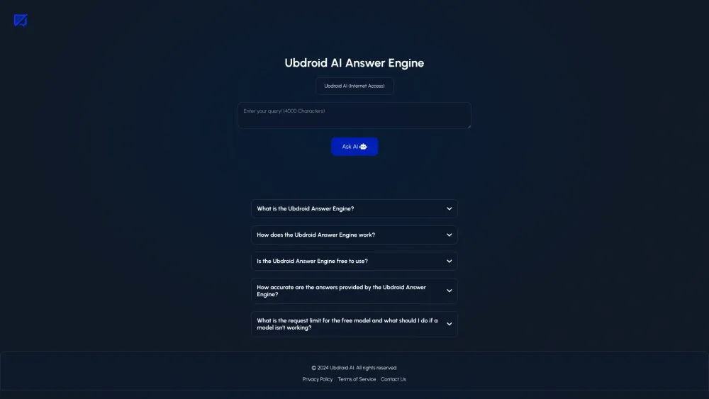 Ubdroid AI Answer Engine