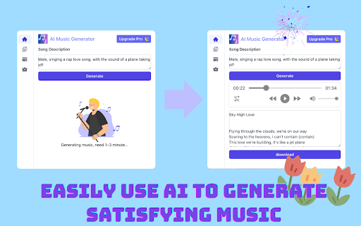 AI Music Generator - 谷歌插件