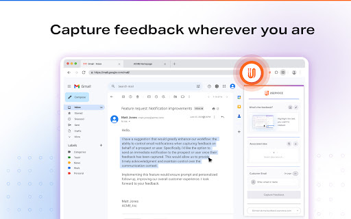 UserVoice Feedback Extension - 谷歌插件