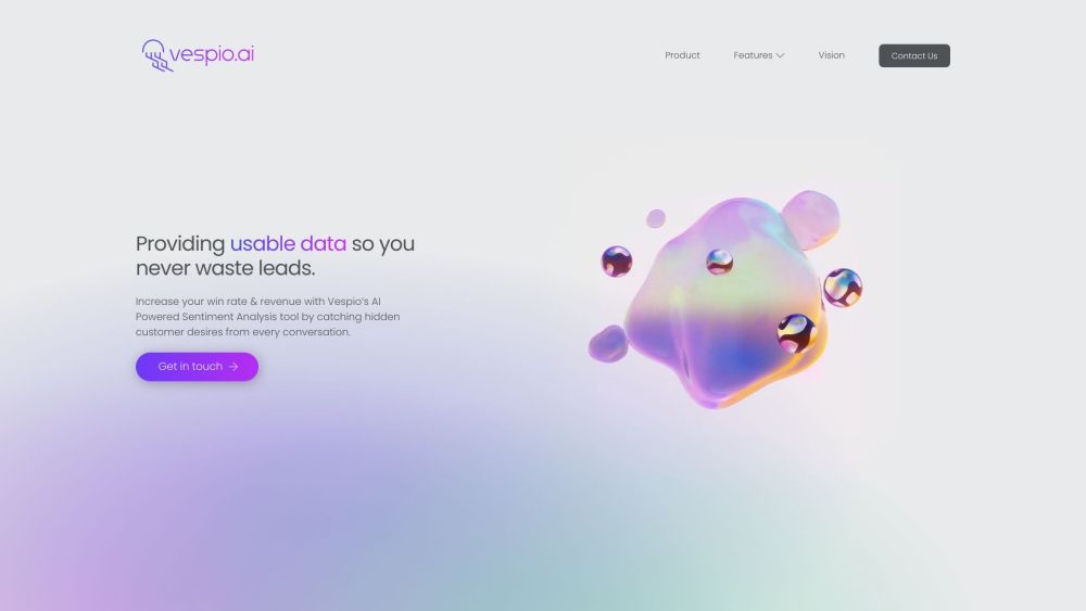 Vespio AI | 对话分析和销售推动工具