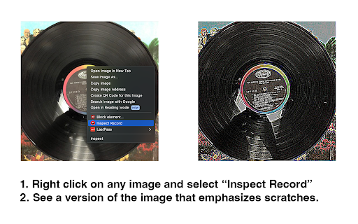 Vinyl Inspector - 谷歌插件