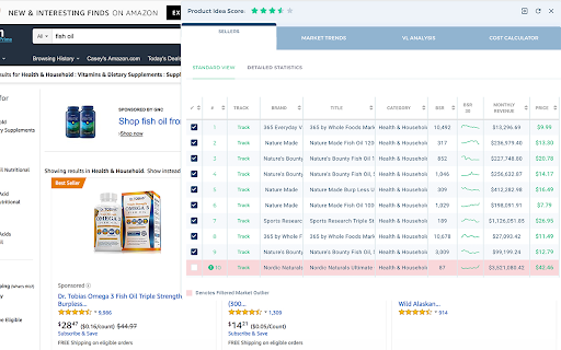 Viral Launch Market Intelligence - 谷歌插件