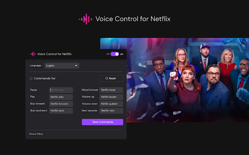 Voice Control for Netflix - 谷歌插件