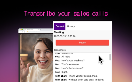 Meeting Transcribe AI - 谷歌插件