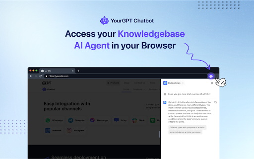 AI Knowledgebase Agent - 谷歌插件