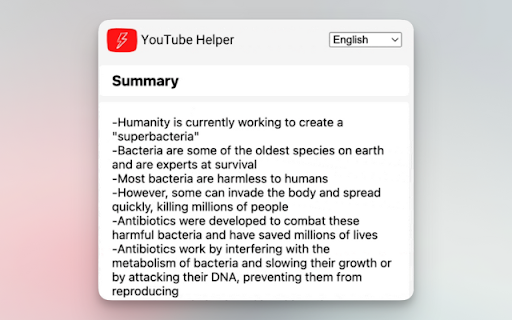 YouTube Helper - 谷歌插件