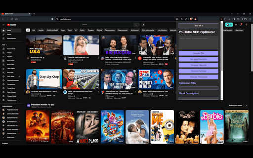 YouTube Video Script Generator - 谷歌插件