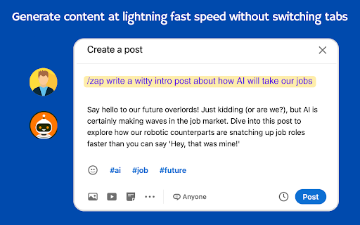 Zapdroid Chrome Extension - 谷歌插件