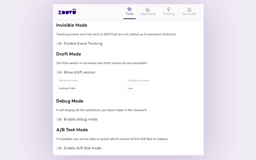 Zoovu Chrome Extension - 谷歌插件